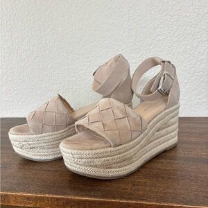 Marc Fisher Platform Espadrille Wedge Sandals